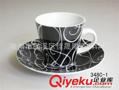 高溫釉上貼花80CC精美陶瓷咖啡杯碟套裝——潮州市楓溪區(qū)佳晟陶瓷制作廠批發(fā)供應(yīng)